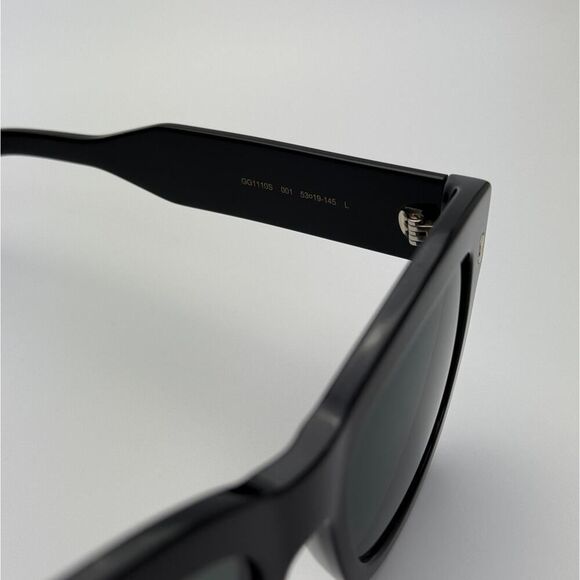NEW Gucci Sunglasses GG1110S 001 Black Smoke Unisex Authentic - Picture 8 of 14